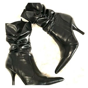 Black boot heels- GREAT CONDITION!